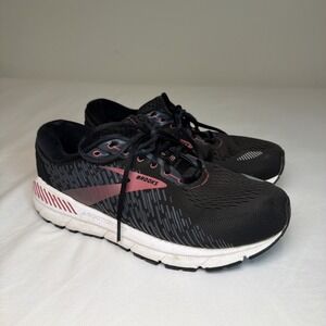 Brooks Addiction 14 1203522E088 Black Pink Womens Size 10EXTRA WIDE  *NO INSOLES